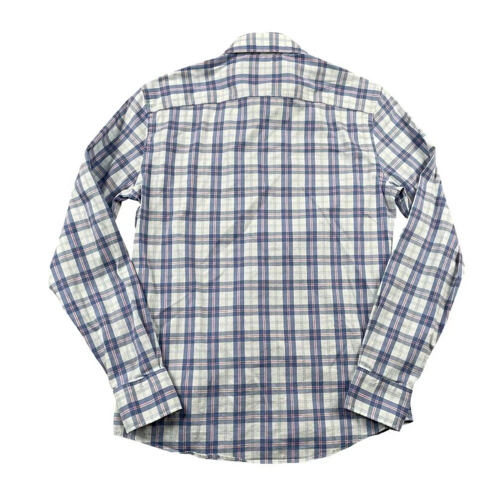 Faherty Brand‎ Reserve Button Down Shirt Mens XS Movement Ice Falls Plaid